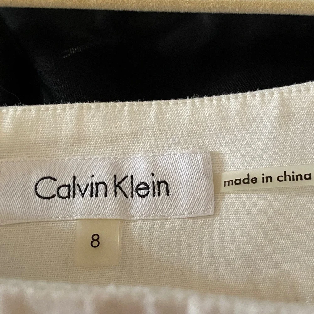 Calvin Klein Off-White Office Skirt Size 8 - Picture 4 of 5